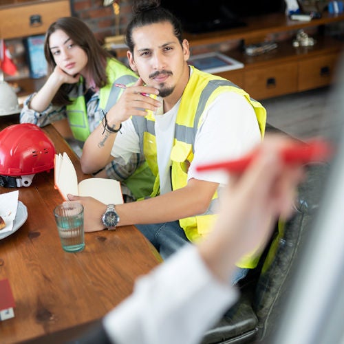 Sesión de formación para contratistas