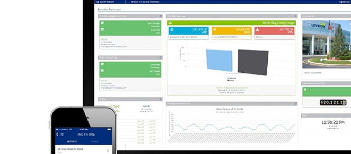 Aplicación de computadora y móvil que exhibe soluciones Verifeye