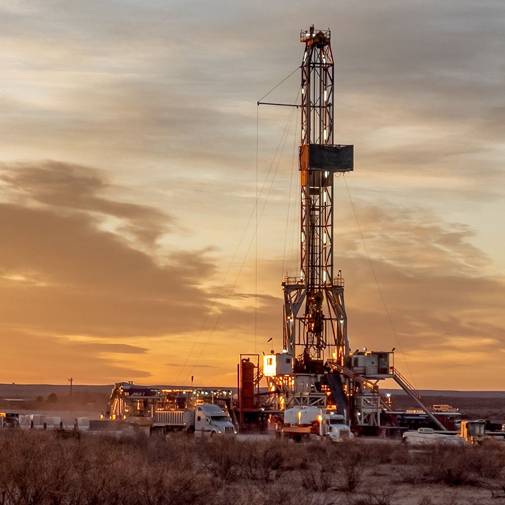 Industria energética - Plataforma petrolífera terrestre